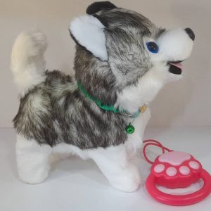 سگ هاسکی ریموتی موزیکال خارجی کد۵۲۲۷