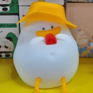 چراغ خواب سیلیکونی مدل اردک کلاهدار کد ۵۱۶۲