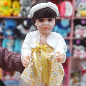 عروسک هوشمند تمام سیلیکونی ۵۵ سانتی کد ۵۲۹۱